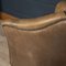 20th Century Dutch Sheepskin Leather Club Chairs, Set of 2 24