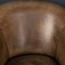 20th Century Dutch Sheepskin Leather Club Chairs, Set of 2, Image 8