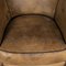 Club chair in pelle di pecora, Paesi Bassi, set di 2, Immagine 10