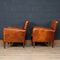 20th Century Dutch Leather Club Chairs, Set of 2, Image 4