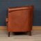 20th Century Dutch Leather Tub Chair 5