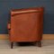 20th Century Dutch Leather Tub Chair, Image 5