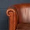 20th Century Dutch Leather Tub Chair, Image 2