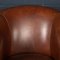 20th Century Dutch Leather Tub Chair 8