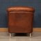 20th Century Dutch Leather Tub Chair 4