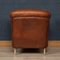 20th Century Dutch Leather Tub Chair, Image 4