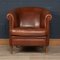 20th Century Dutch Leather Tub Chair, Image 2