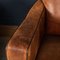 20t Century Dutch Leather Club Chairs, Set of 2, Image 11