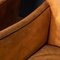 20th Century Dutch Sheepskin Leather Club Chairs, Set of 2, Image 26
