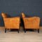 20th Century Dutch Sheepskin Leather Club Chairs, Set of 2 4