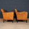 20th Century Dutch Sheepskin Leather Club Chairs, Set of 2, Image 4