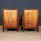 20 Century Dutch Sheepskin Leather Club Chairs, Set of 2 3