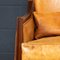 20 Century Dutch Sheepskin Leather Club Chairs, Set of 2 9