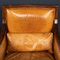 20 Century Dutch Sheepskin Leather Club Chairs, Set of 2 11