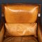 20 Century Dutch Sheepskin Leather Club Chairs, Set of 2, Image 11