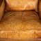 20 Century Dutch Sheepskin Leather Club Chairs, Set of 2 10
