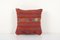 Small Striped Turkish Kilim Pillow, Image 1