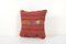 Small Striped Turkish Kilim Pillow, Image 2