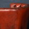 20th Century English Leather Barrel Back Armchair 25