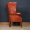 20th Century English Leather Barrel Back Armchair 5