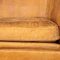 20th Century Dutch Two Seater Sheepskin Leather Sofa 12