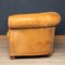 20th Century Dutch Two Seater Sheepskin Leather Sofa 3