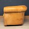 20th Century Dutch Two Seater Sheepskin Leather Sofa, Image 3