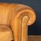 20th Century Dutch Two Seater Sheepskin Leather Sofa 7