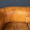 20th Century Dutch Two Seater Sheepskin Leather Sofa 17