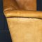20th Century English Sheepskin Leather Wingback Armchair 7