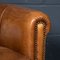 20th Century Dutch Sheepskin Leather Club Chairs, Set of 2 8