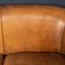 20th Century Dutch Two Seater Sheepskin Leather Sofa, Image 9