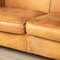 20th Century Dutch Two Seater Sheepskin Leather Sofa, Image 13