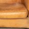 20th Century Dutch Two Seater Sheepskin Leather Sofa, Image 14