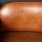 20th Century Dutch Two Seater Sheepskin Leather Sofa 6