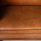 20th Century Dutch Two Seater Sheepskin Leather Sofa 8