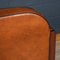 20th Century Dutch Two Seater Sheepskin Leather Sofa 25