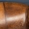 20th Century Dutch Two Seater Sheepskin Leather Sofa 15