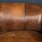 20th Century Dutch Two Seater Sheepskin Leather Sofa 17