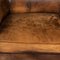 20th Century Dutch Two Seater Sheepskin Leather Sofa 24