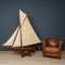 20th Century English Gaff Rigged Racing Wood Pond Yacht, 1910s 2