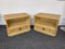 Italian Bamboo Rattan Bedside Tables from Dal Vera, 1970s, Set of 2 1