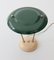 Italian Green & Cream Table Lamp, 1950s 6