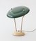 Italian Green & Cream Table Lamp, 1950s 4