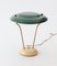 Italian Green & Cream Table Lamp, 1950s 7