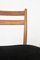 Restored Scandinavian Walnut Chairs, 1960s, Set of 6, Image 7