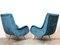 Italian Lounge Chair by Aldo Morbelli for Isa Bergamo, 1950s, Set of 2 6
