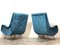 Italian Lounge Chair by Aldo Morbelli for Isa Bergamo, 1950s, Set of 2 9