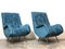 Italian Lounge Chair by Aldo Morbelli for Isa Bergamo, 1950s, Set of 2 3