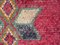 Antiker marokkanischer Berber Teppich in Rosa 12
